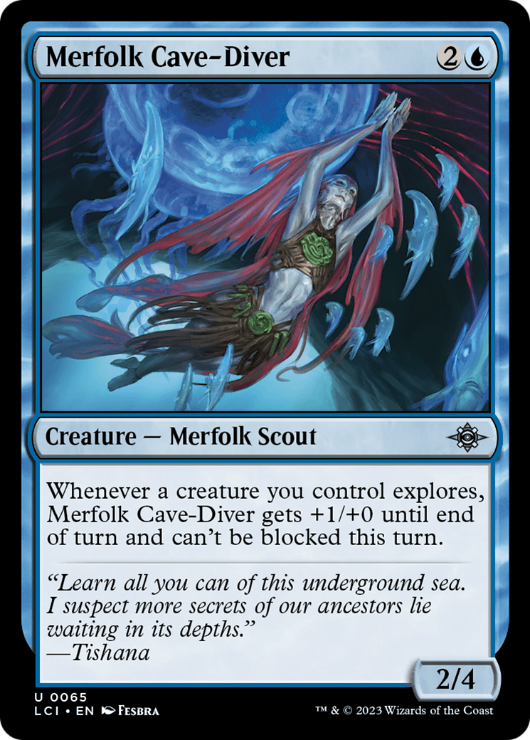 Merfolk Cave-Diver [The Lost Caverns of Ixalan] | Good Games Cannington