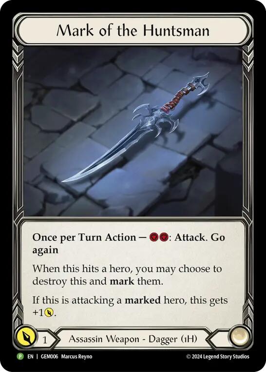 Mark of the Huntsman [GEM006] (GEM Pack 1)  Cold Foil | Good Games Cannington