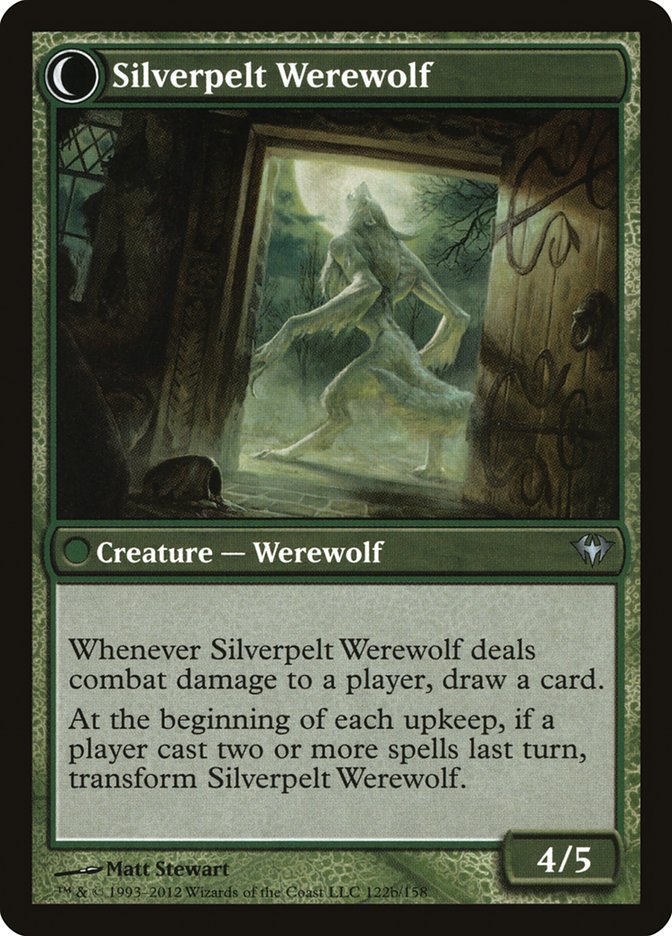 Lambholt Elder // Silverpelt Werewolf [Dark Ascension] | Good Games Cannington