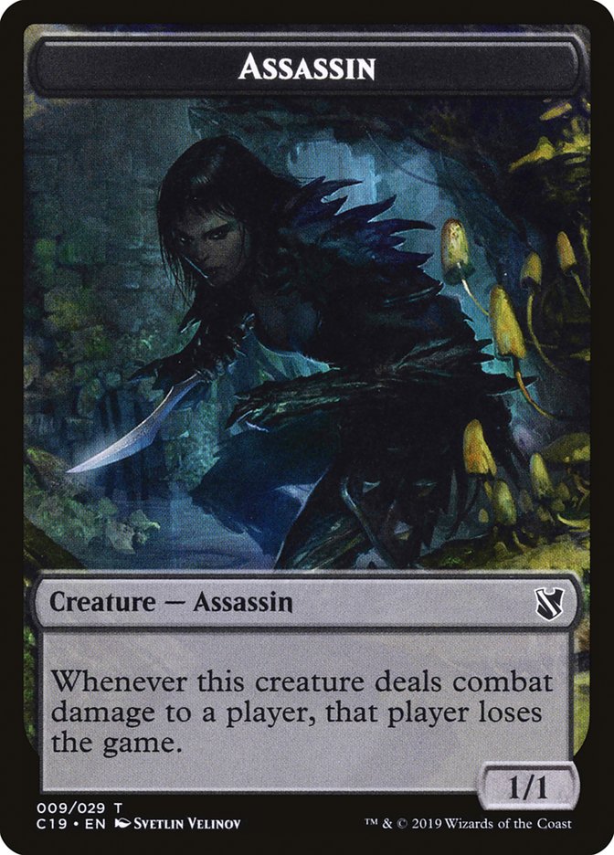 Assassin Token [Commander 2019 Tokens] | Good Games Cannington