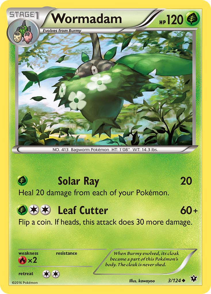 Wormadam (3/124) [XY: Fates Collide] | Good Games Cannington