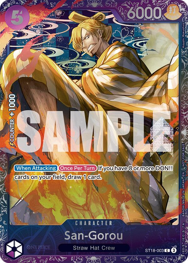 San-Gorou (Treasure Cup 2025) [One Piece Promotion Cards] | Good Games Cannington