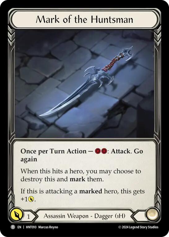 Mark of the Huntsman // Kunai of Retribution [HNT010//HNT056] (The Hunted) | Good Games Cannington