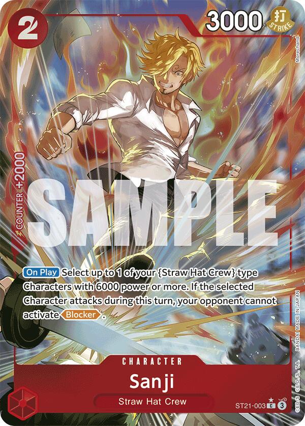 Sanji (Parallel) [Starter Deck EX: Gear 5] | Good Games Cannington