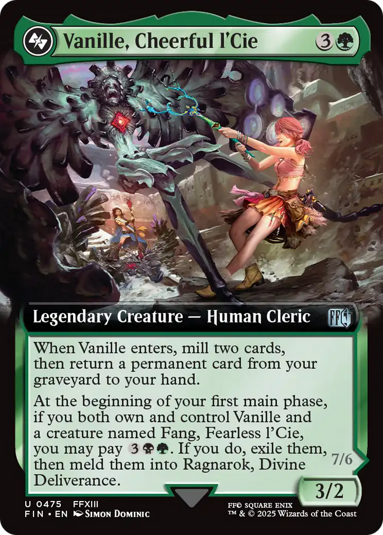 Vanille, Cheerful l'Cie // Ragnarok, Divine Deliverance (Extended Art) [FINAL FANTASY] | Good Games Cannington