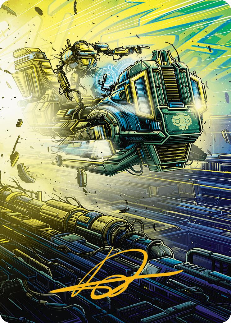 Guidelight Pathmaker Art Card (Gold-Stamped Signature) [Aetherdrift Art Series] | Good Games Cannington