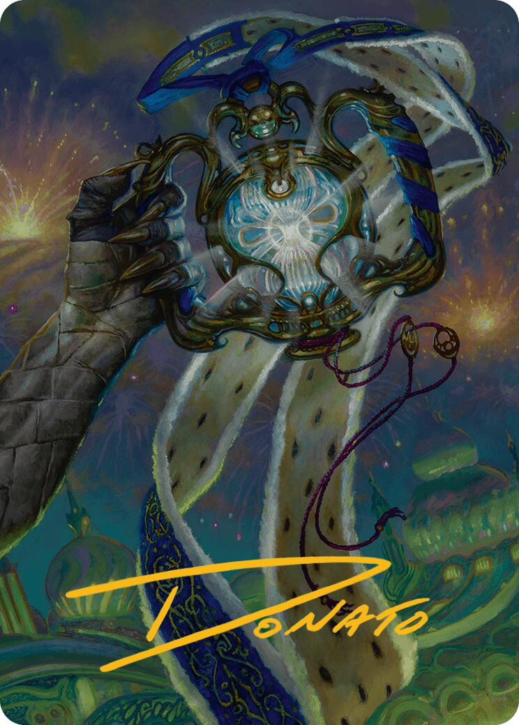 The Aetherspark Art Card (Gold-Stamped Signature) [Aetherdrift Art Series] | Good Games Cannington