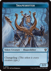 Shapeshifter // Zombie (0003) Double-Sided Token [Aetherdrift Tokens] | Good Games Cannington
