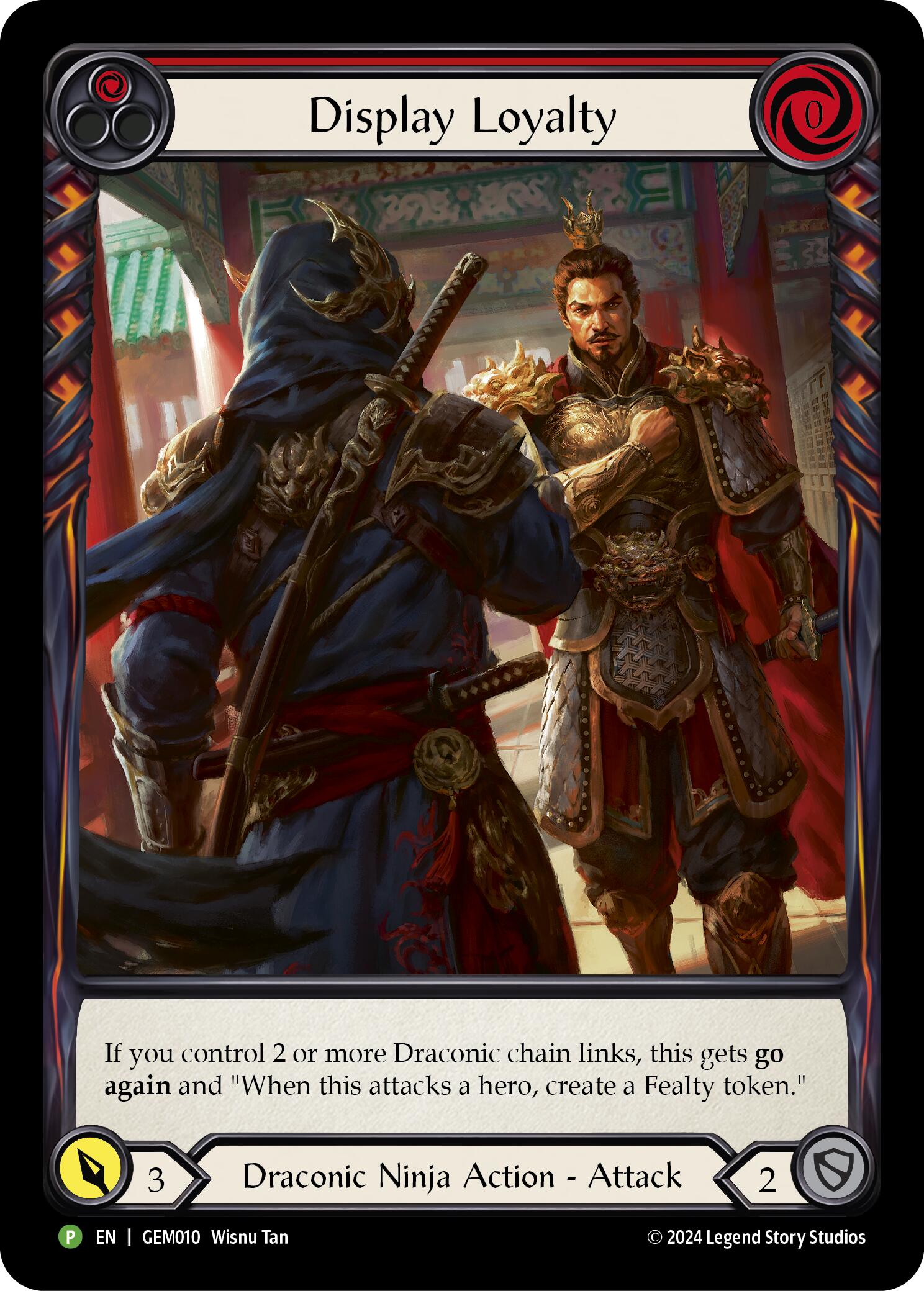 Display Loyalty (Red) [GEM010] (GEM Pack 1)  Rainbow Foil | Good Games Cannington