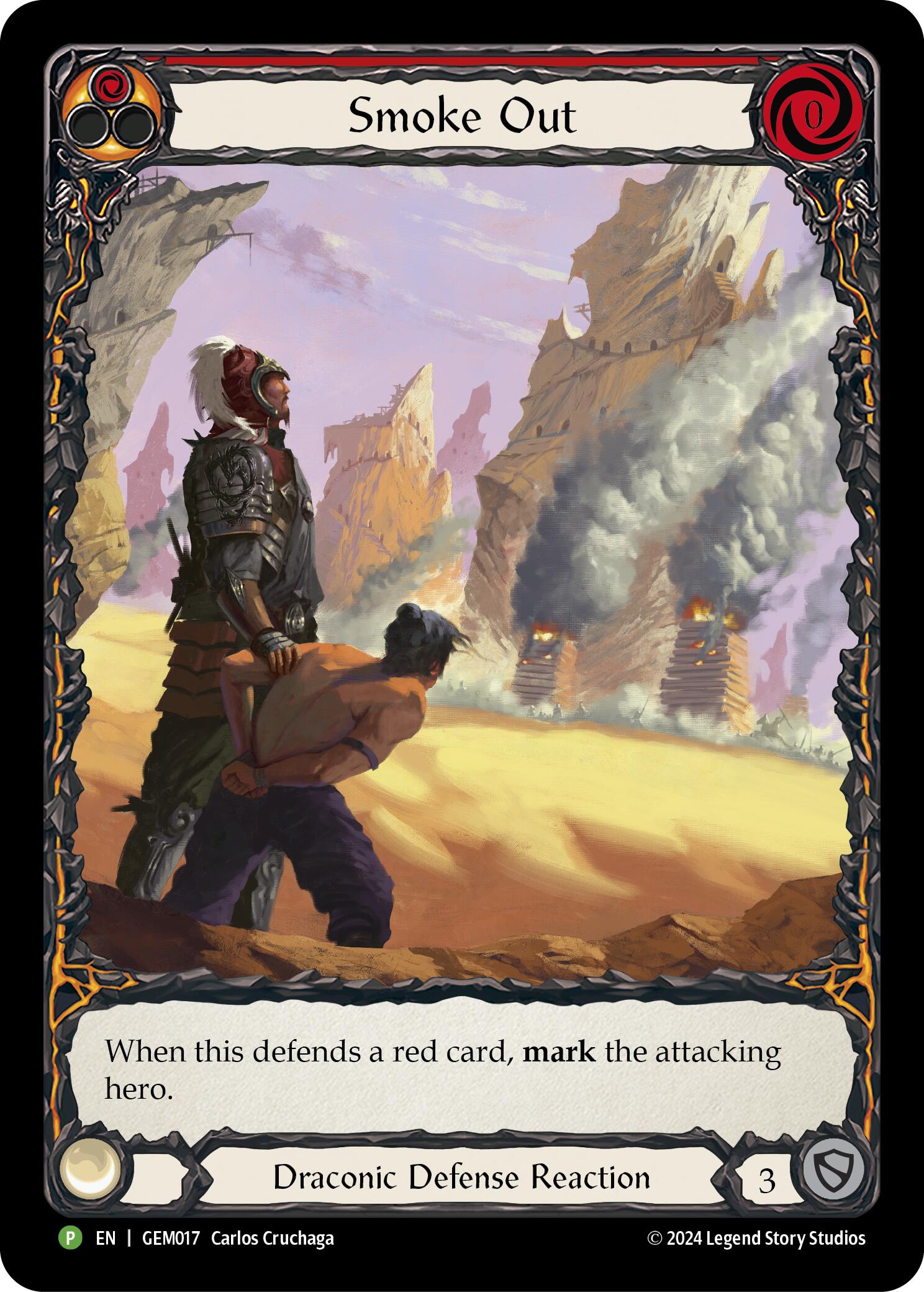 Smoke Out (Red) [GEM017] (GEM Pack 1)  Rainbow Foil | Good Games Cannington