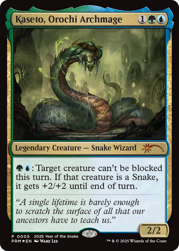 Kaseto, Orochi Archmage (Year of the Snake 2025) [Standard Showdown Promos] | Good Games Cannington