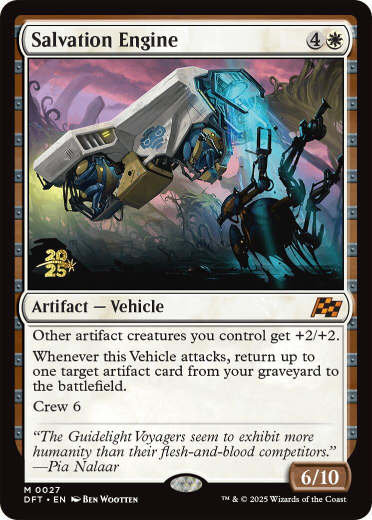 Salvation Engine [Aetherdrift Prerelease Promos] | Good Games Cannington
