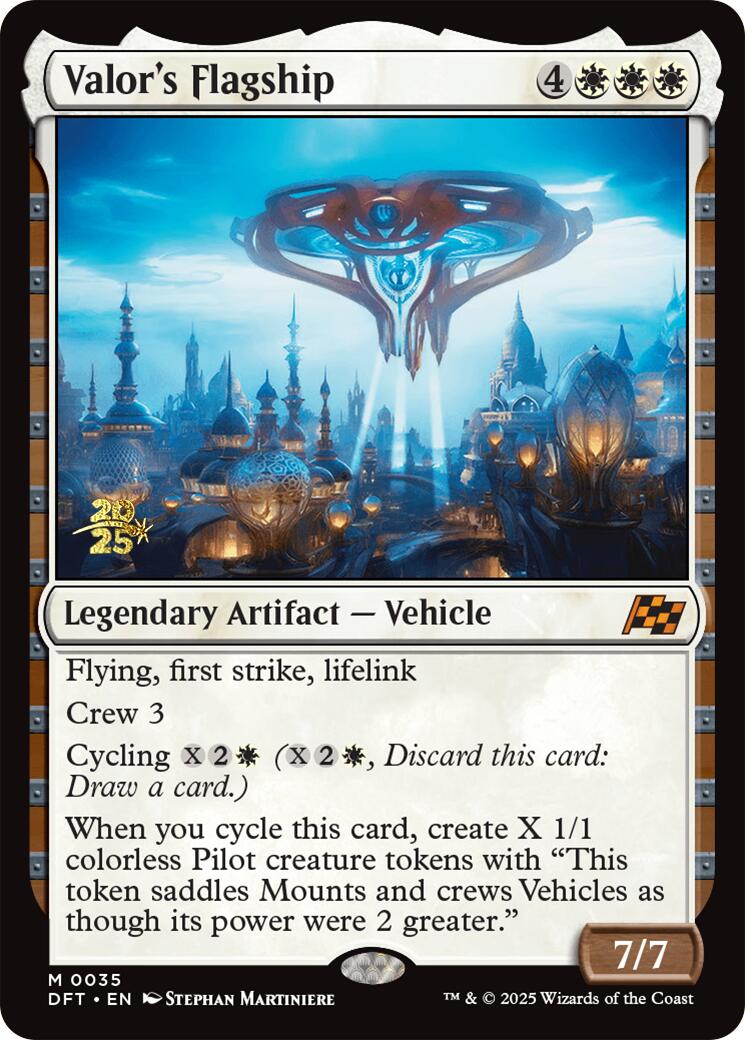 Valor's Flagship [Aetherdrift Prerelease Promos] | Good Games Cannington