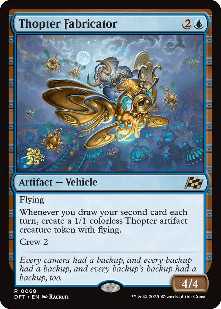 Thopter Fabricator [Aetherdrift Prerelease Promos] | Good Games Cannington