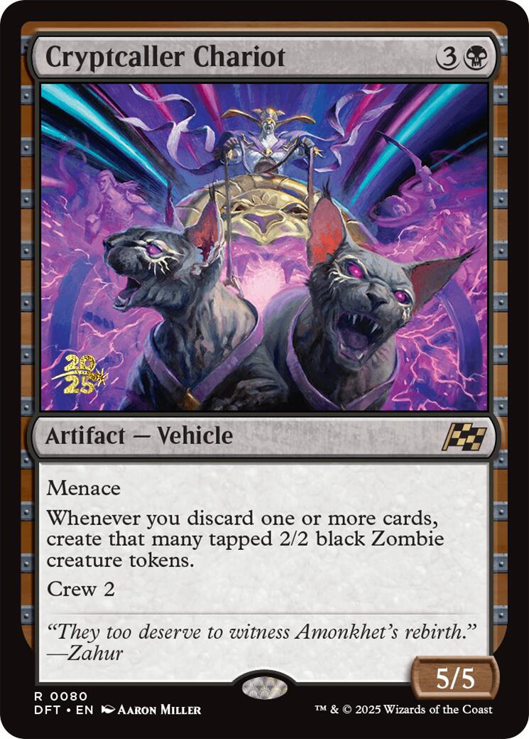Cryptcaller Chariot [Aetherdrift Prerelease Promos] | Good Games Cannington