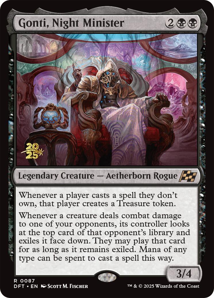 Gonti, Night Minister [Aetherdrift Prerelease Promos] | Good Games Cannington