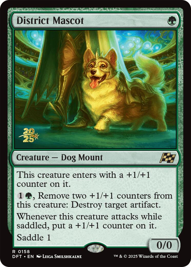 District Mascot [Aetherdrift Prerelease Promos] | Good Games Cannington