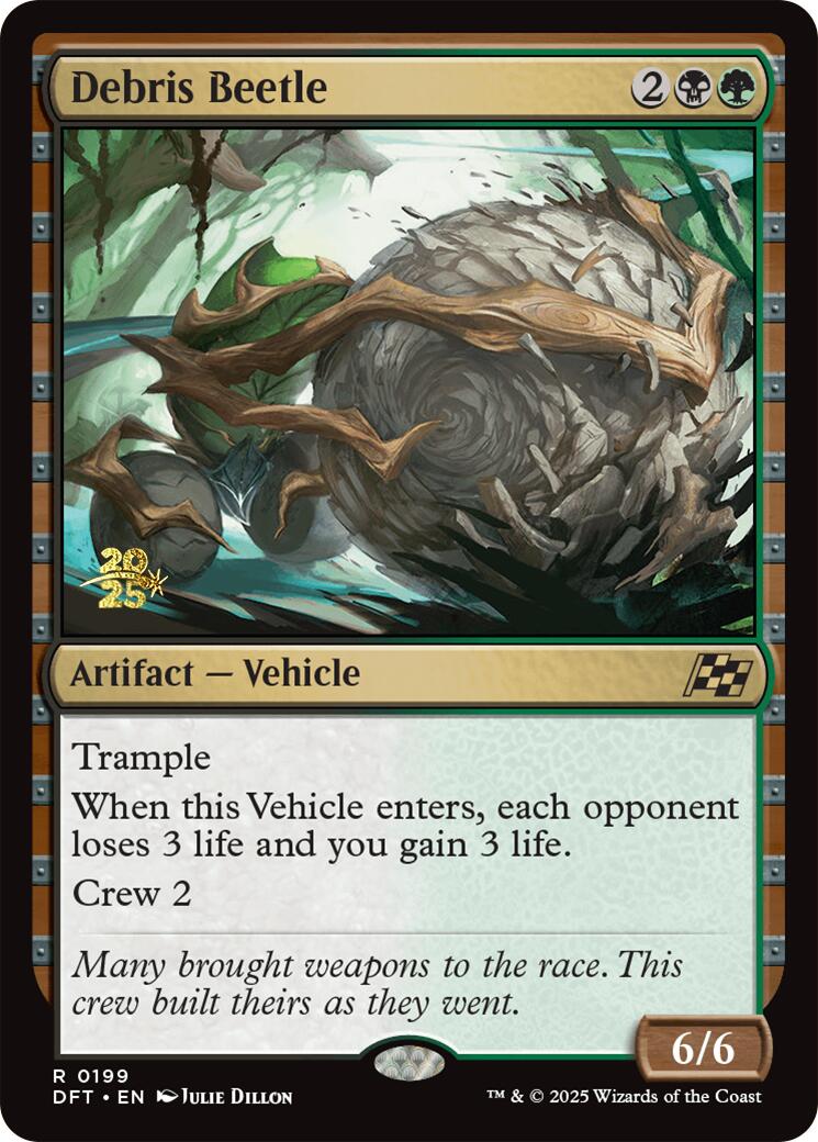 Debris Beetle [Aetherdrift Prerelease Promos] | Good Games Cannington