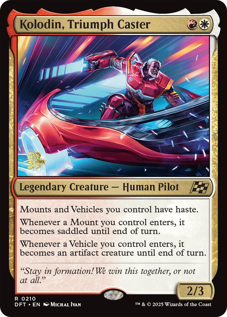 Kolodin, Triumph Caster [Aetherdrift Prerelease Promos] | Good Games Cannington