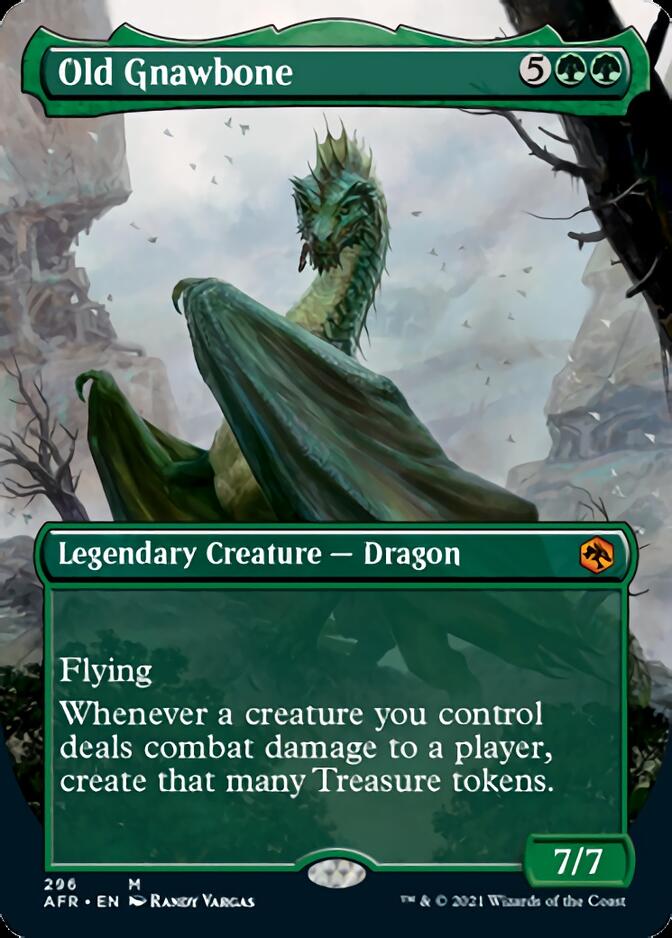 Old Gnawbone (Borderless Alternate Art) [Dungeons & Dragons: Adventures in the Forgotten Realms] | Good Games Cannington