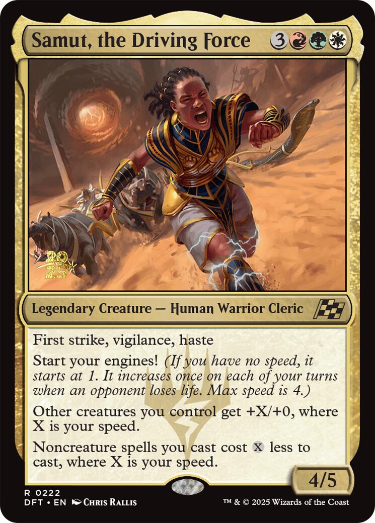 Samut, the Driving Force [Aetherdrift Prerelease Promos] | Good Games Cannington
