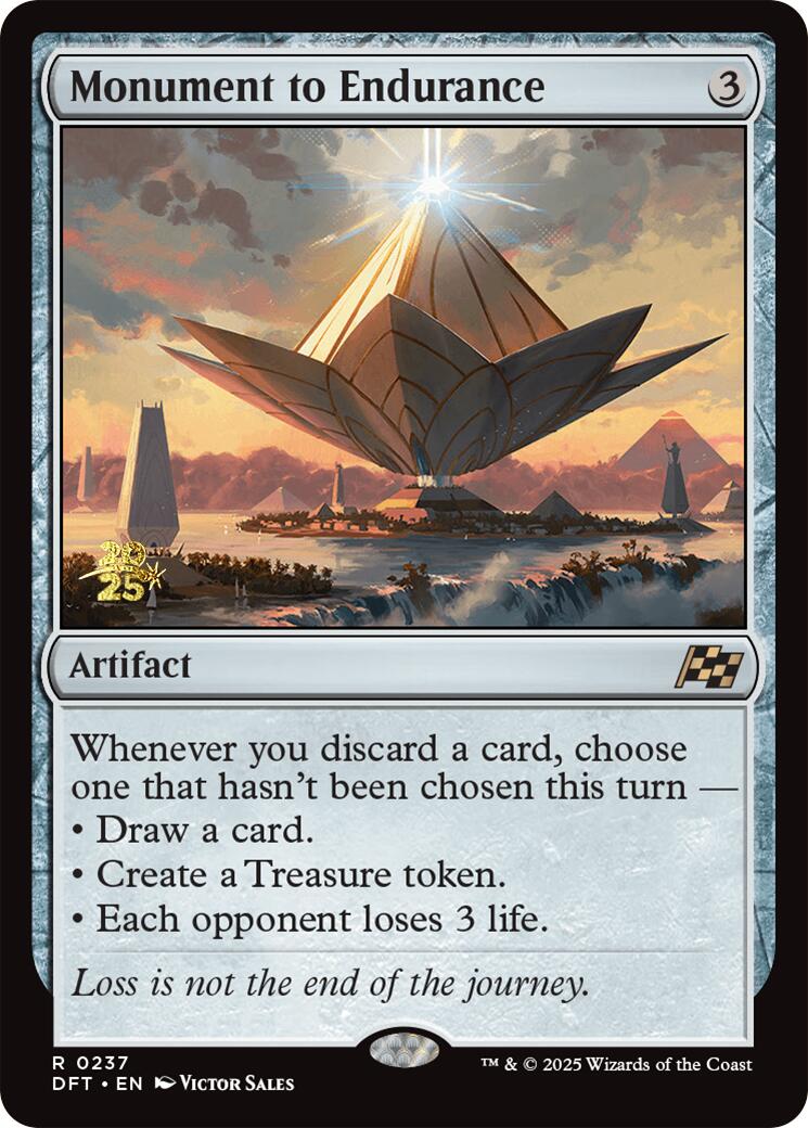 Monument to Endurance [Aetherdrift Prerelease Promos] | Good Games Cannington