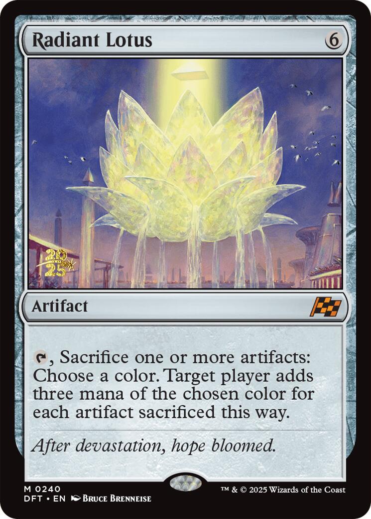 Radiant Lotus [Aetherdrift Prerelease Promos] | Good Games Cannington