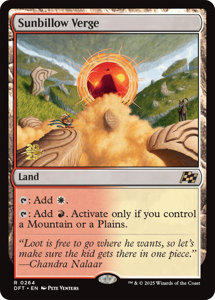 Sunbillow Verge [Aetherdrift Prerelease Promos] | Good Games Cannington