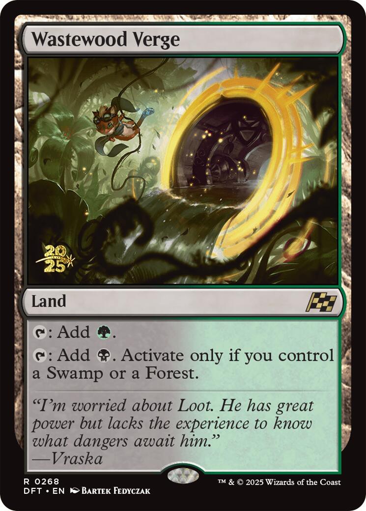 Wastewood Verge [Aetherdrift Prerelease Promos] | Good Games Cannington