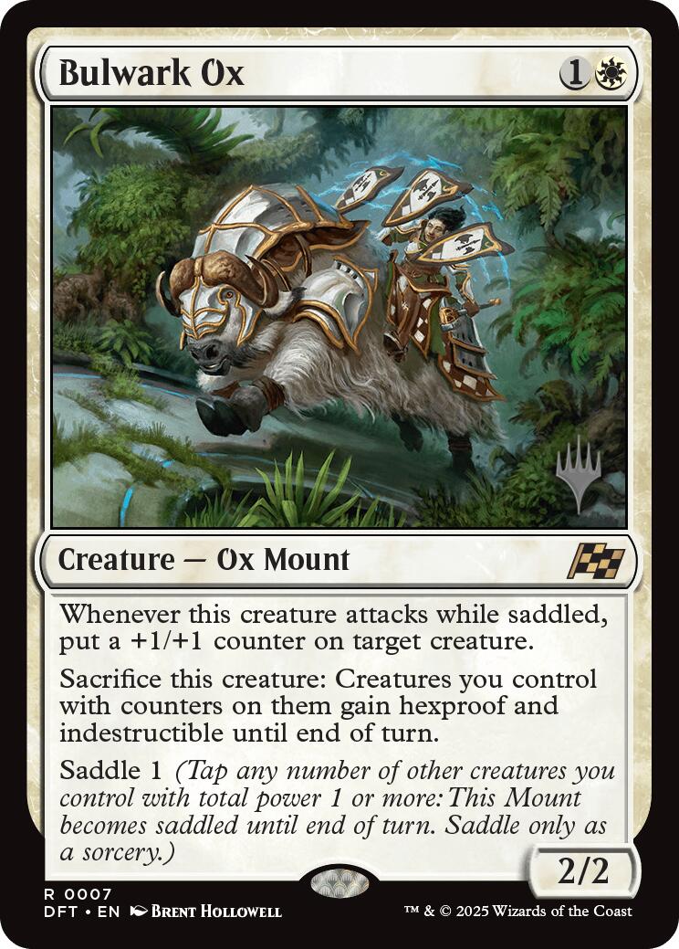 Bulwark Ox (Promo Pack) [Aetherdrift Promos] | Good Games Cannington