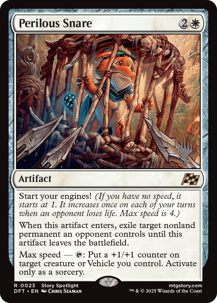 Perilous Snare (Promo Pack) [Aetherdrift Promos] | Good Games Cannington
