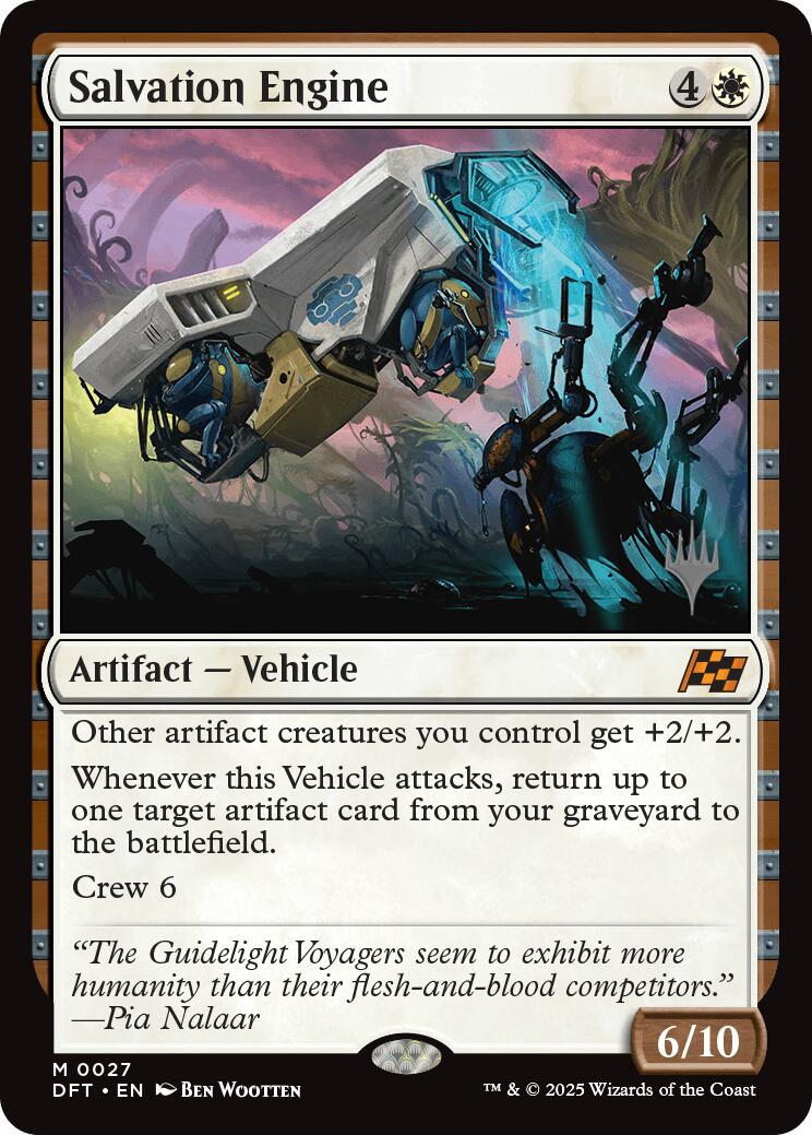 Salvation Engine (Promo Pack) [Aetherdrift Promos] | Good Games Cannington