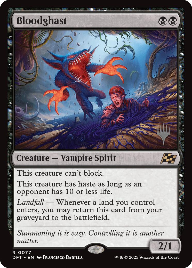 Bloodghast (Promo Pack) [Aetherdrift Promos] | Good Games Cannington