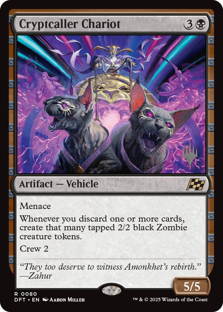 Cryptcaller Chariot (Promo Pack) [Aetherdrift Promos] | Good Games Cannington