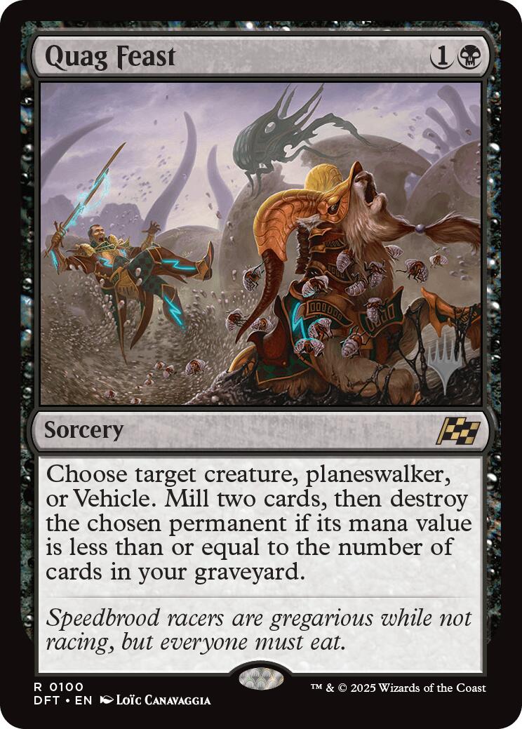 Quag Feast (Promo Pack) [Aetherdrift Promos] | Good Games Cannington