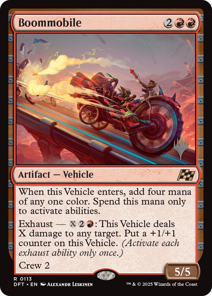 Boommobile (Promo Pack) [Aetherdrift Promos] | Good Games Cannington