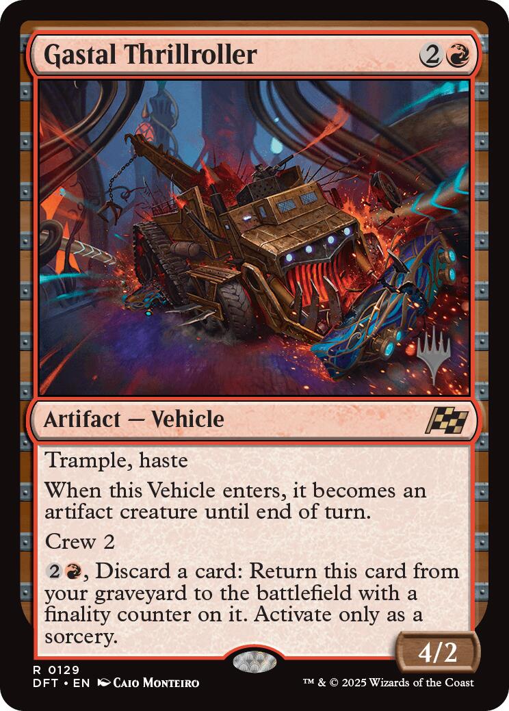 Gastal Thrillroller (Promo Pack) [Aetherdrift Promos] | Good Games Cannington