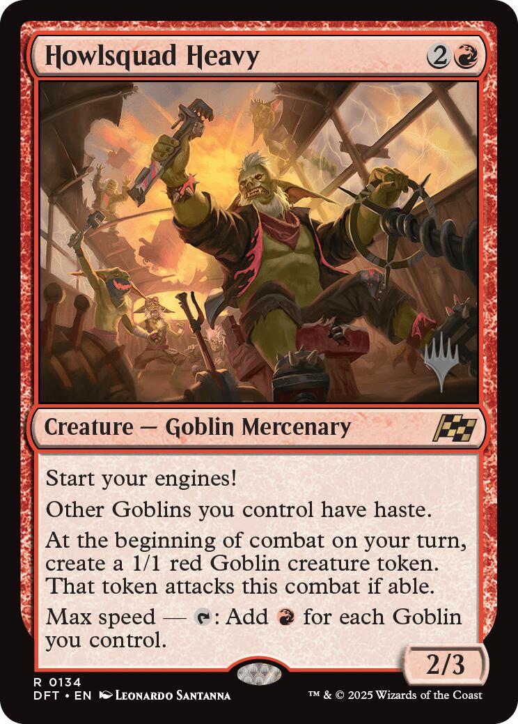 Howlsquad Heavy (Promo Pack) [Aetherdrift Promos] | Good Games Cannington