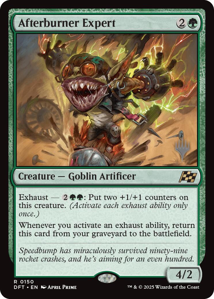 Afterburner Expert (Promo Pack) [Aetherdrift Promos] | Good Games Cannington
