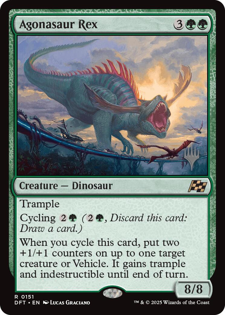 Agonasaur Rex (Promo Pack) [Aetherdrift Promos] | Good Games Cannington