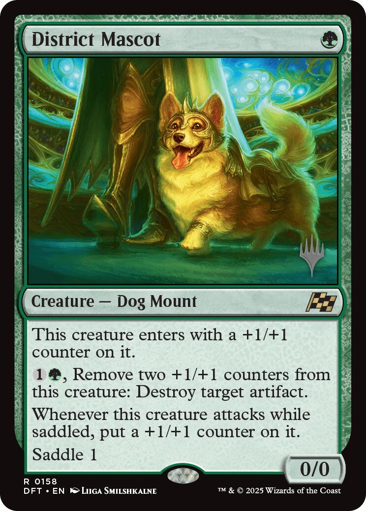 District Mascot (Promo Pack) [Aetherdrift Promos] | Good Games Cannington