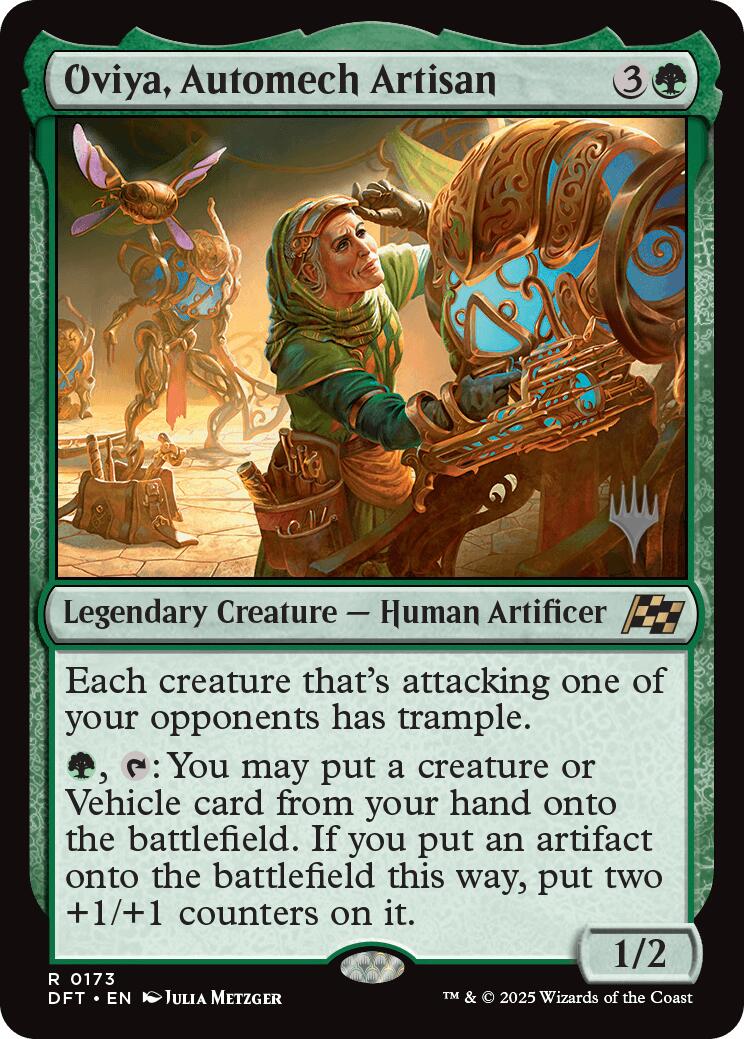 Oviya, Automech Artisan (Promo Pack) [Aetherdrift Promos] | Good Games Cannington
