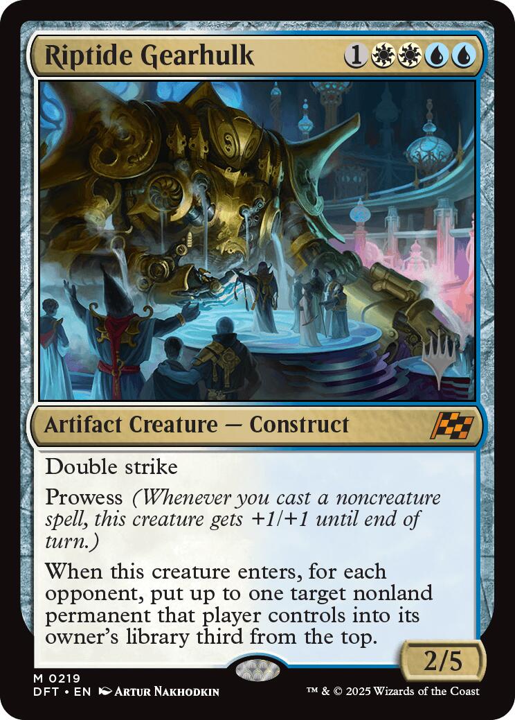 Riptide Gearhulk (Promo Pack) [Aetherdrift Promos] | Good Games Cannington