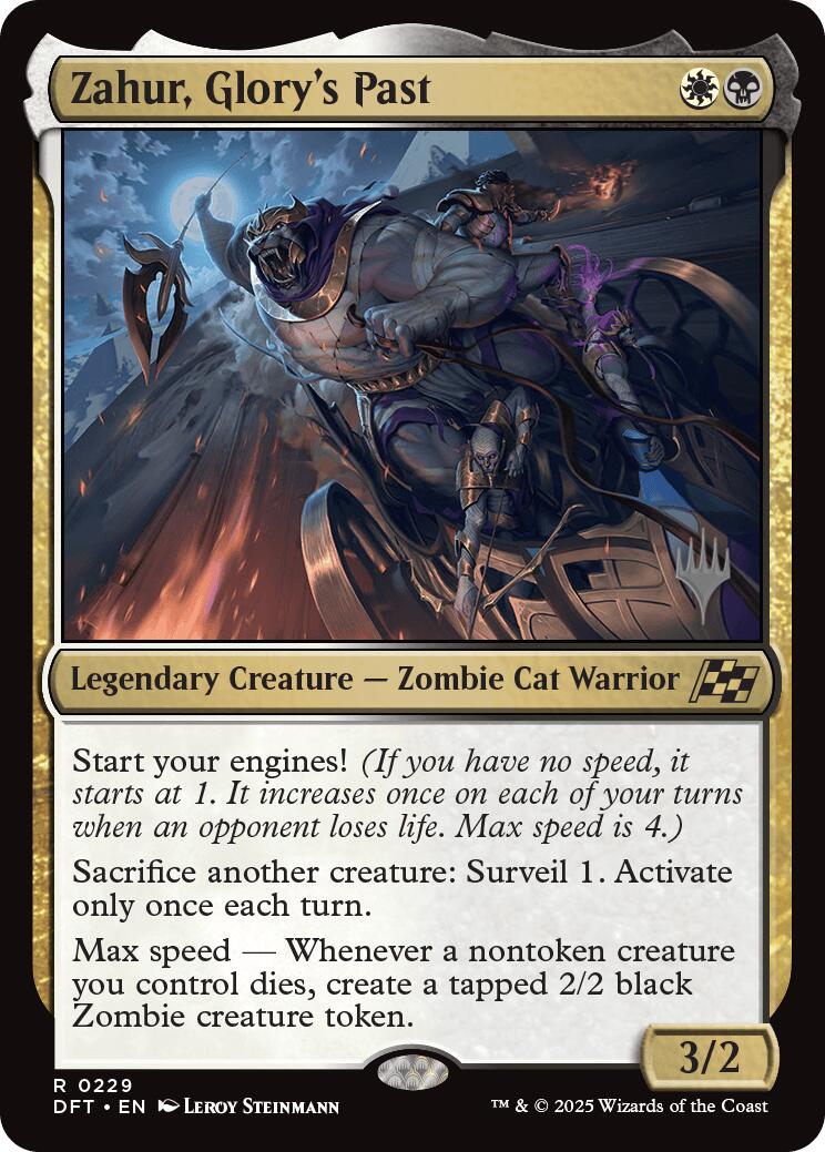 Zahur, Glory's Past (Promo Pack) [Aetherdrift Promos] | Good Games Cannington