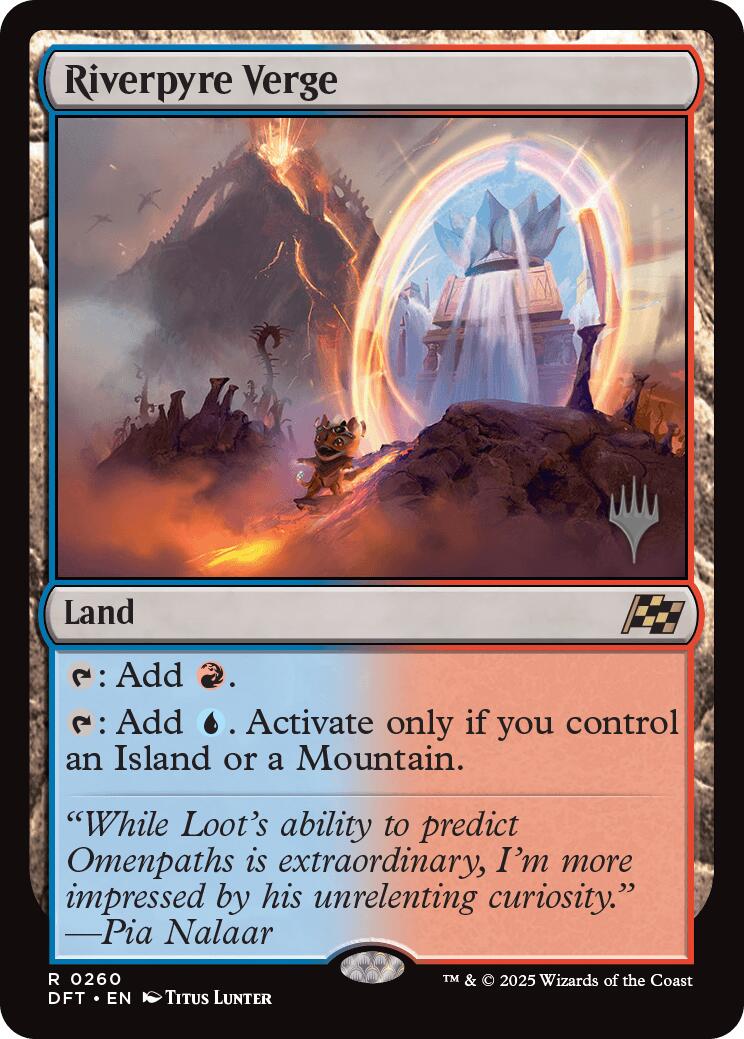 Riverpyre Verge (Promo Pack) [Aetherdrift Promos] | Good Games Cannington