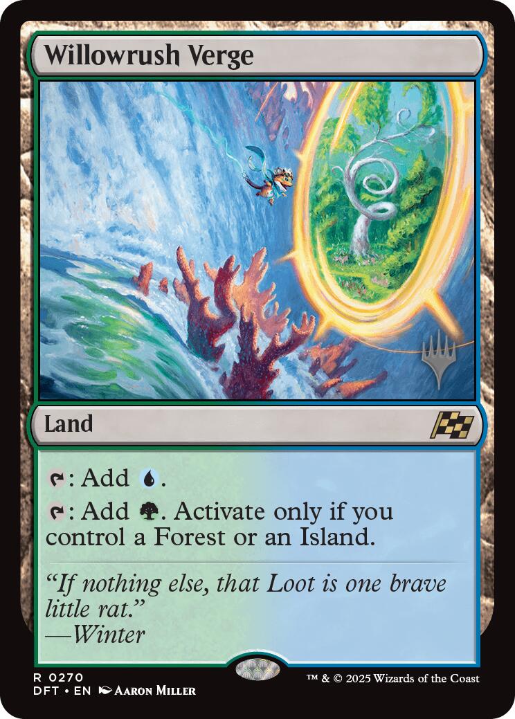 Willowrush Verge (Promo Pack) [Aetherdrift Promos] | Good Games Cannington