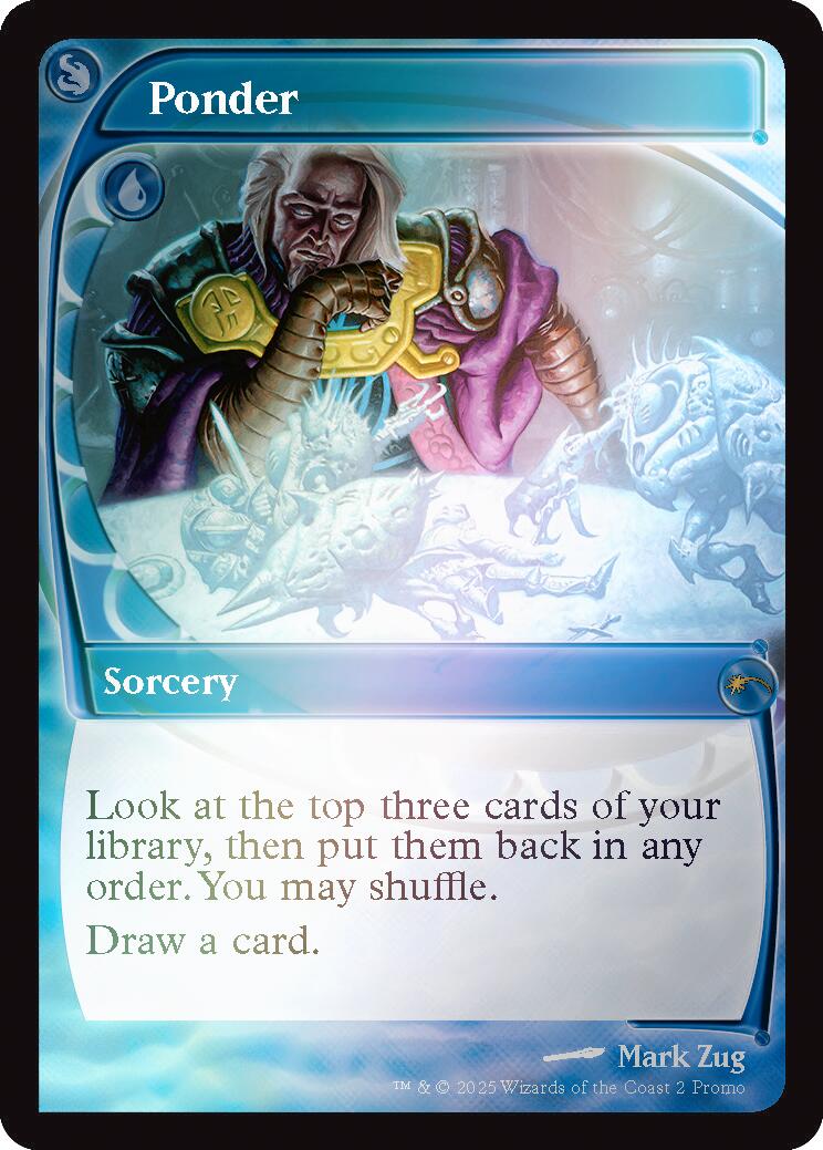 Ponder (Future Sight) [Secret Lair Drop Series] | Good Games Cannington