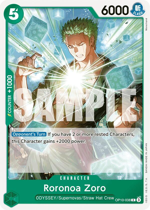Roronoa Zoro (038) [Royal Blood] | Good Games Cannington