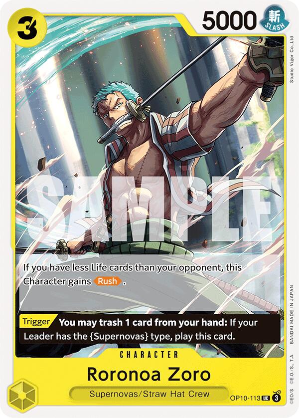 Roronoa Zoro (113) [Royal Blood] | Good Games Cannington