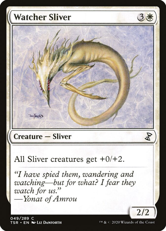Watcher Sliver 49/289 (Time Spiral: Remastered)  - Foil | Good Games Cannington